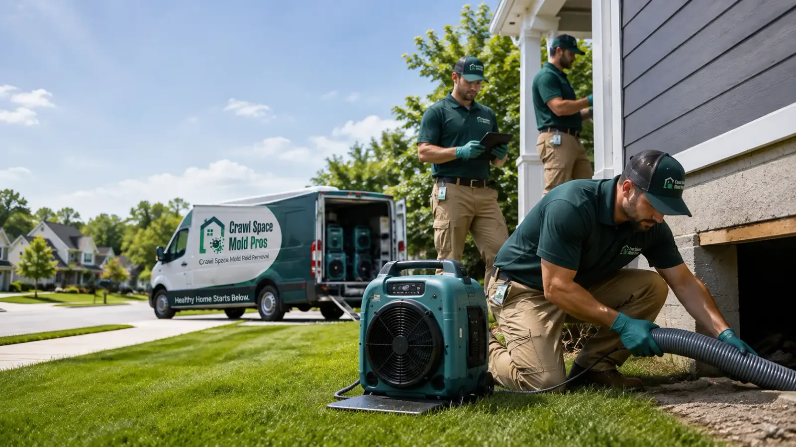 Crawl Space Mold Removal in Crookston, MN